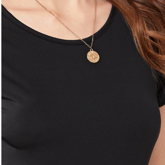 SHEIN BLACK LACE CRISSCROSS BACK TEE -  M - Picture 3 of 12